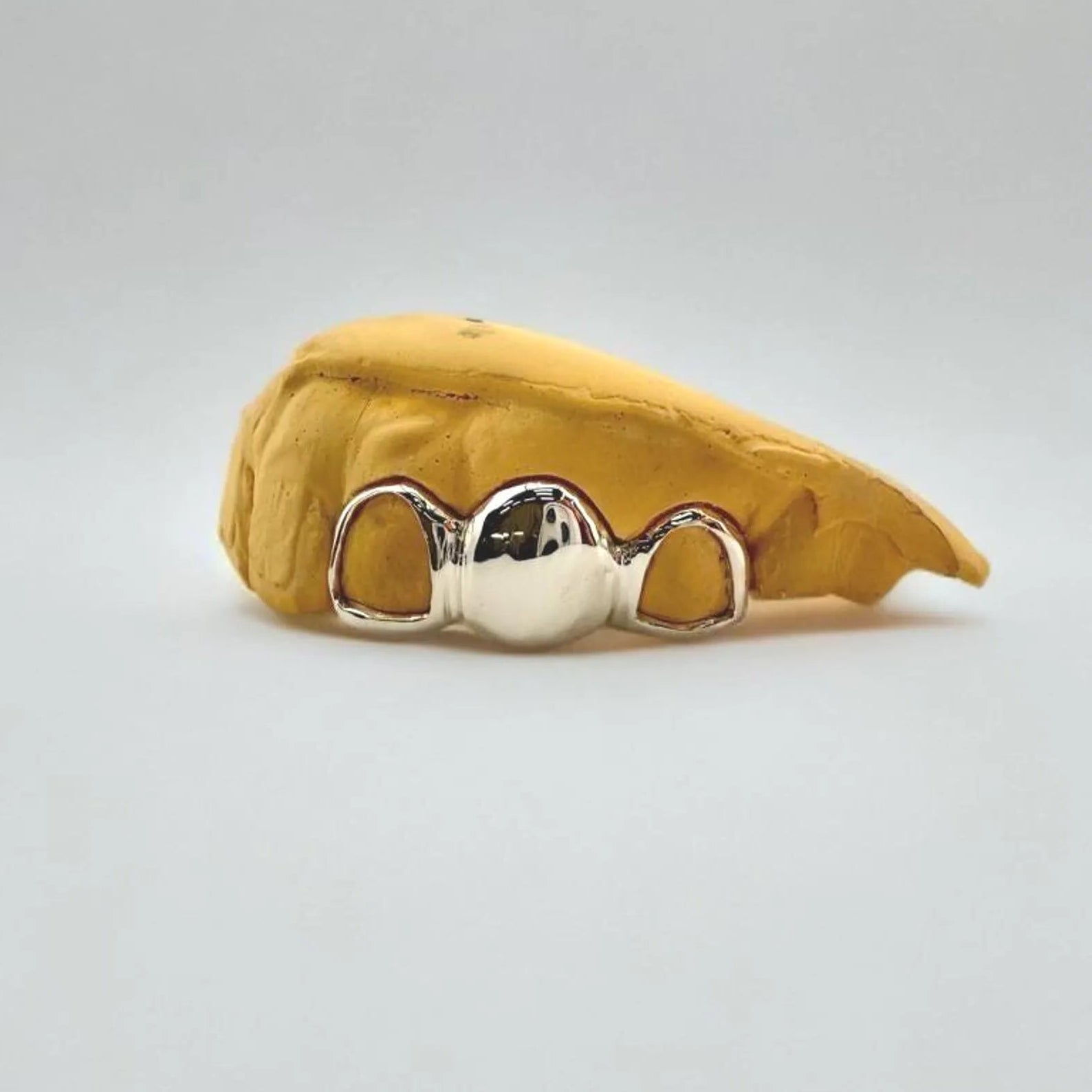 Custom Fit Grillz, 10k 14k 18k Gold or 925 Silver, 2 Teeth, choose from Heart, Star, or Open Face and Bar