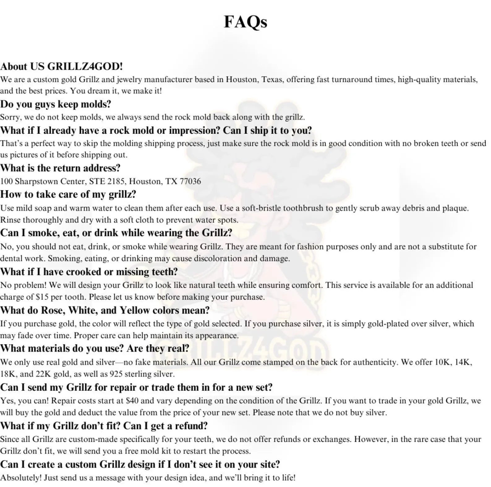 Custom 925 Sterling Silver Grillz: London Bridge, Open Face Fangs, Free Mold Kit