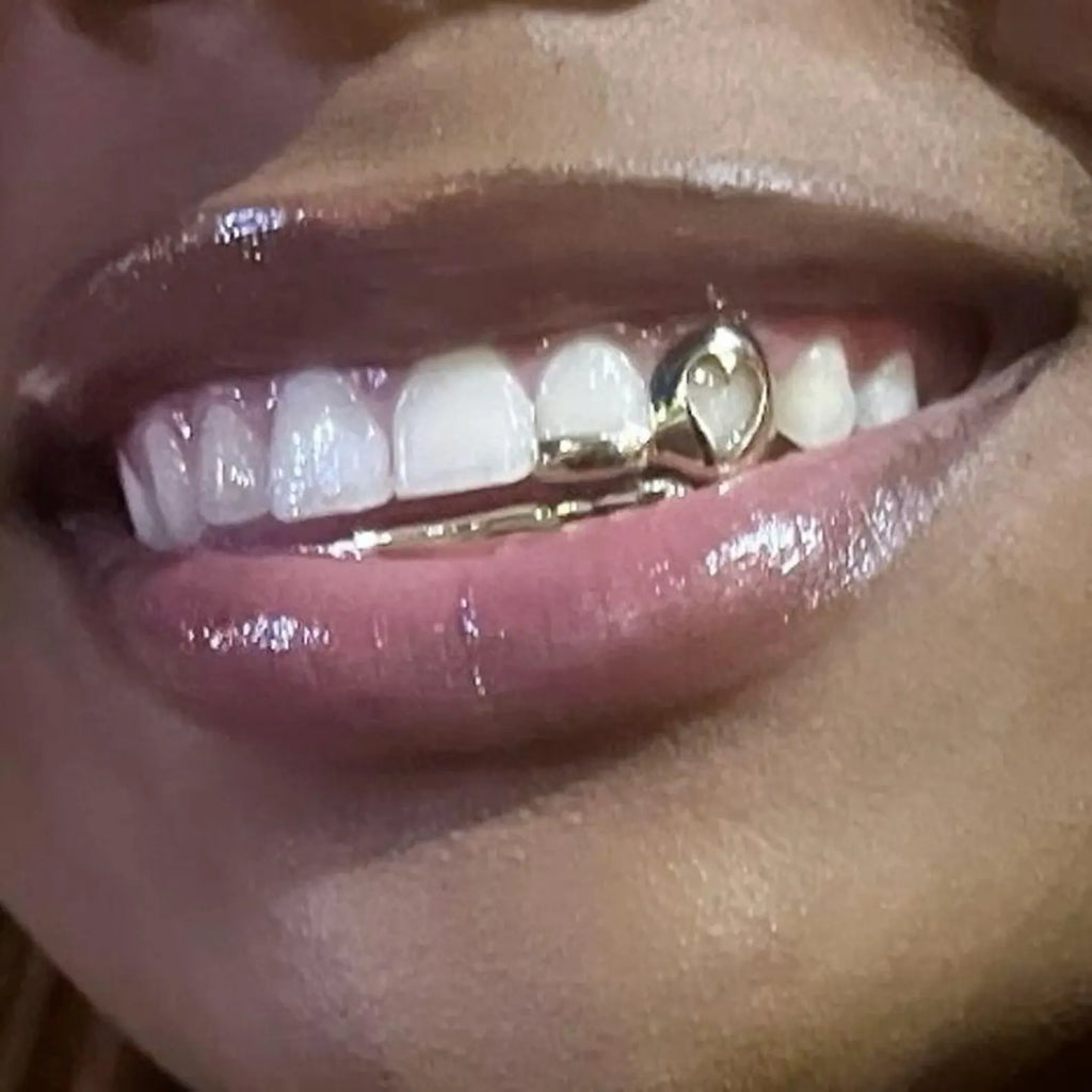 925 Silver & 10K – 18K Real Solid Gold 2 Teeth Fangs Or 4 Teeth Custom Made Grillz with Free Mold kit and Shipping